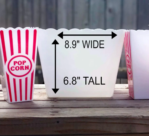 Family Movie Night Personalized Popcorn Bucket