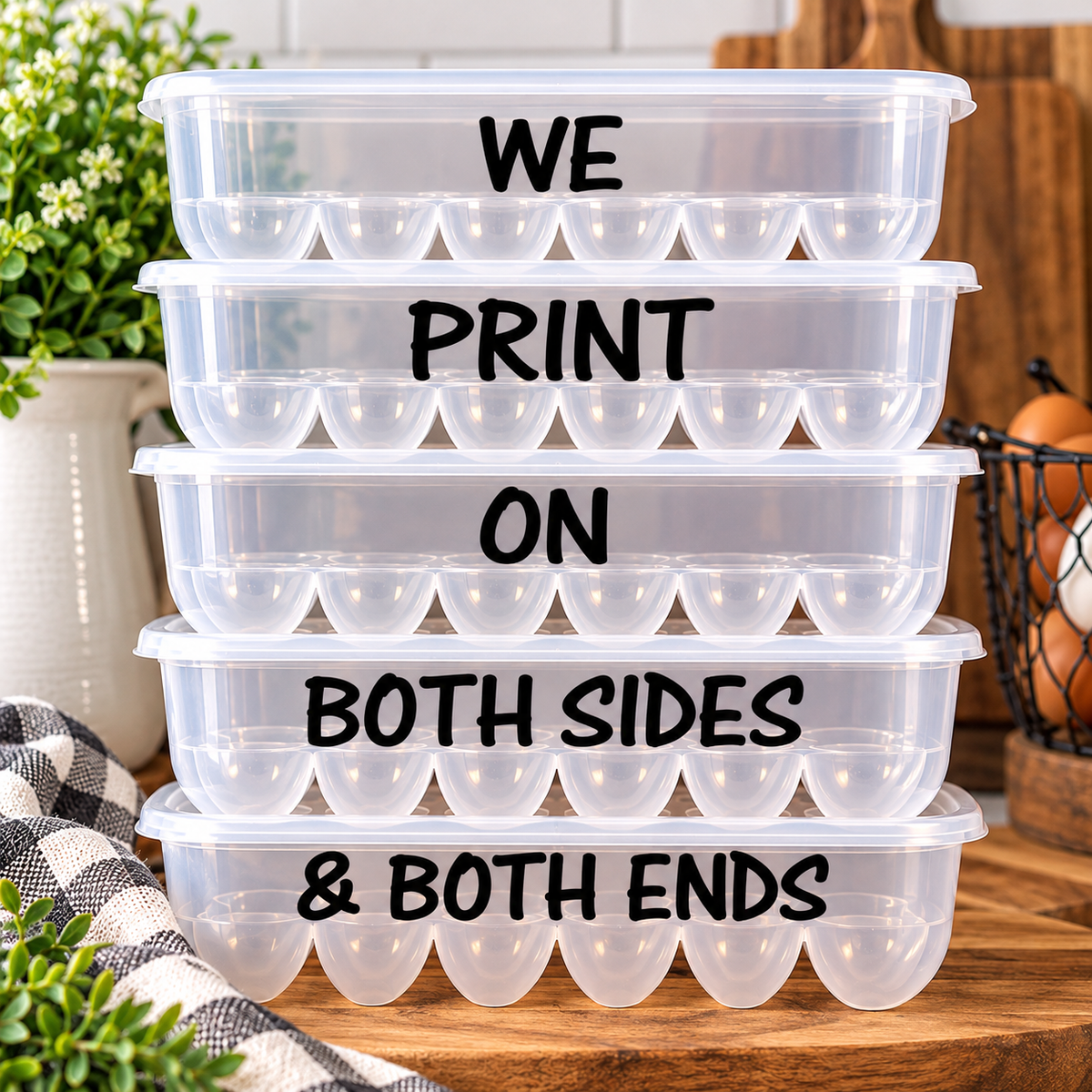 Wicked Chickens Lay Deviled Eggs Storage Egg Container
