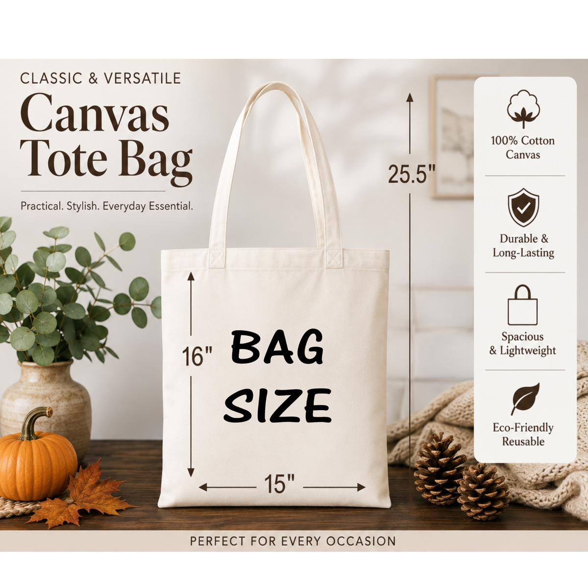 Personalized Halloween Trick or Treat Bag – Ghost & Black Cat Tote