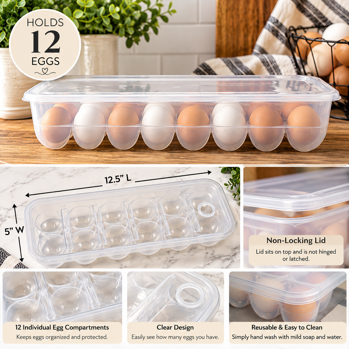 Wicked Chickens Lay Deviled Eggs Storage Egg Container