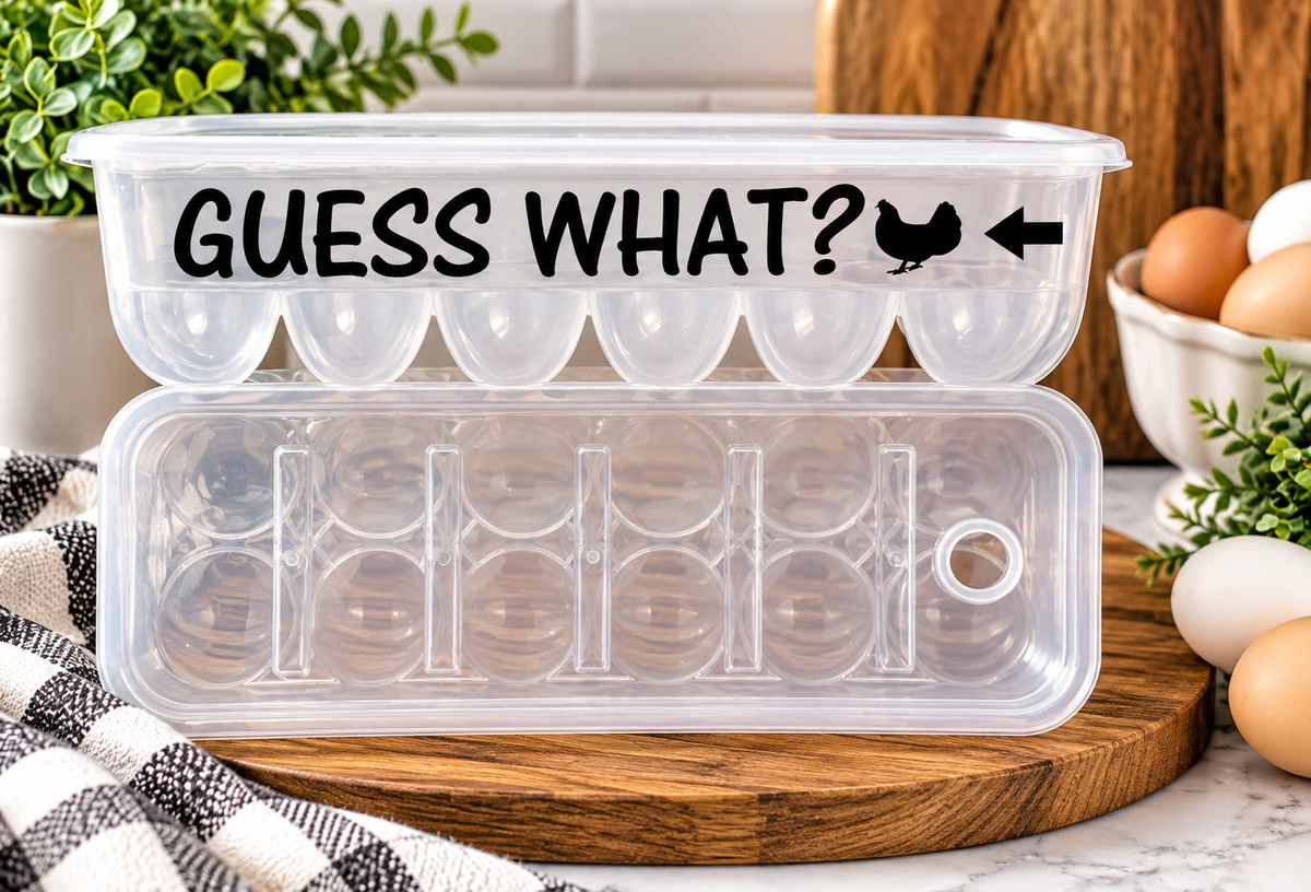 Wicked Chickens Lay Deviled Eggs Storage Egg Container