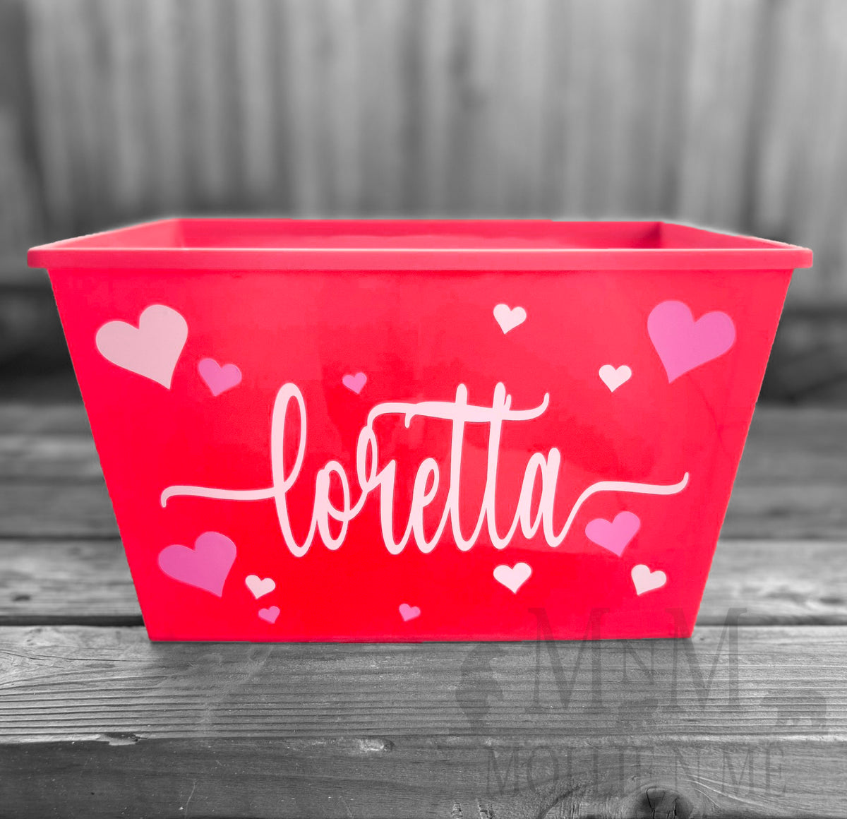 Personalized Valentine Popcorn Bucket | Custom Name Snack Tub | Reusable Party Container | Movie Night Gift | Kids Valentine Gift