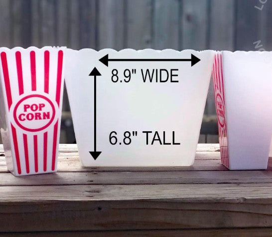 Personalized Popcorn Bucket - Family Fun Night