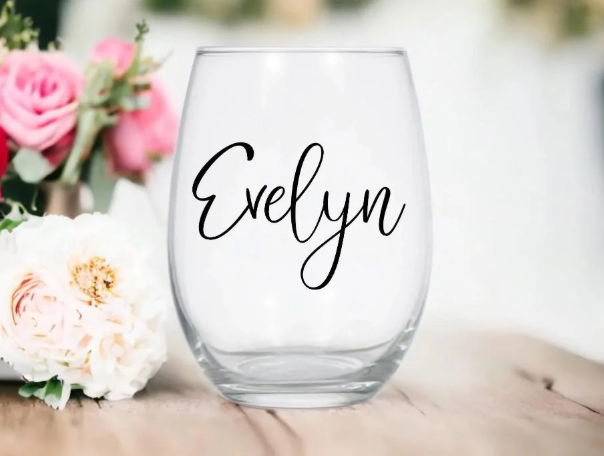 Stemless Wine Glass, Warning The Girls Are Drinking Again