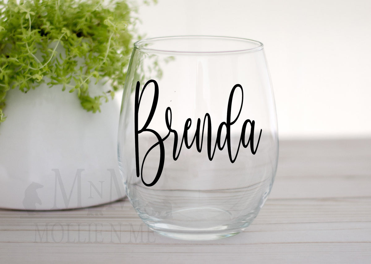 It's My Birthday Stemless Wine Glass, Festive Party Drinkware