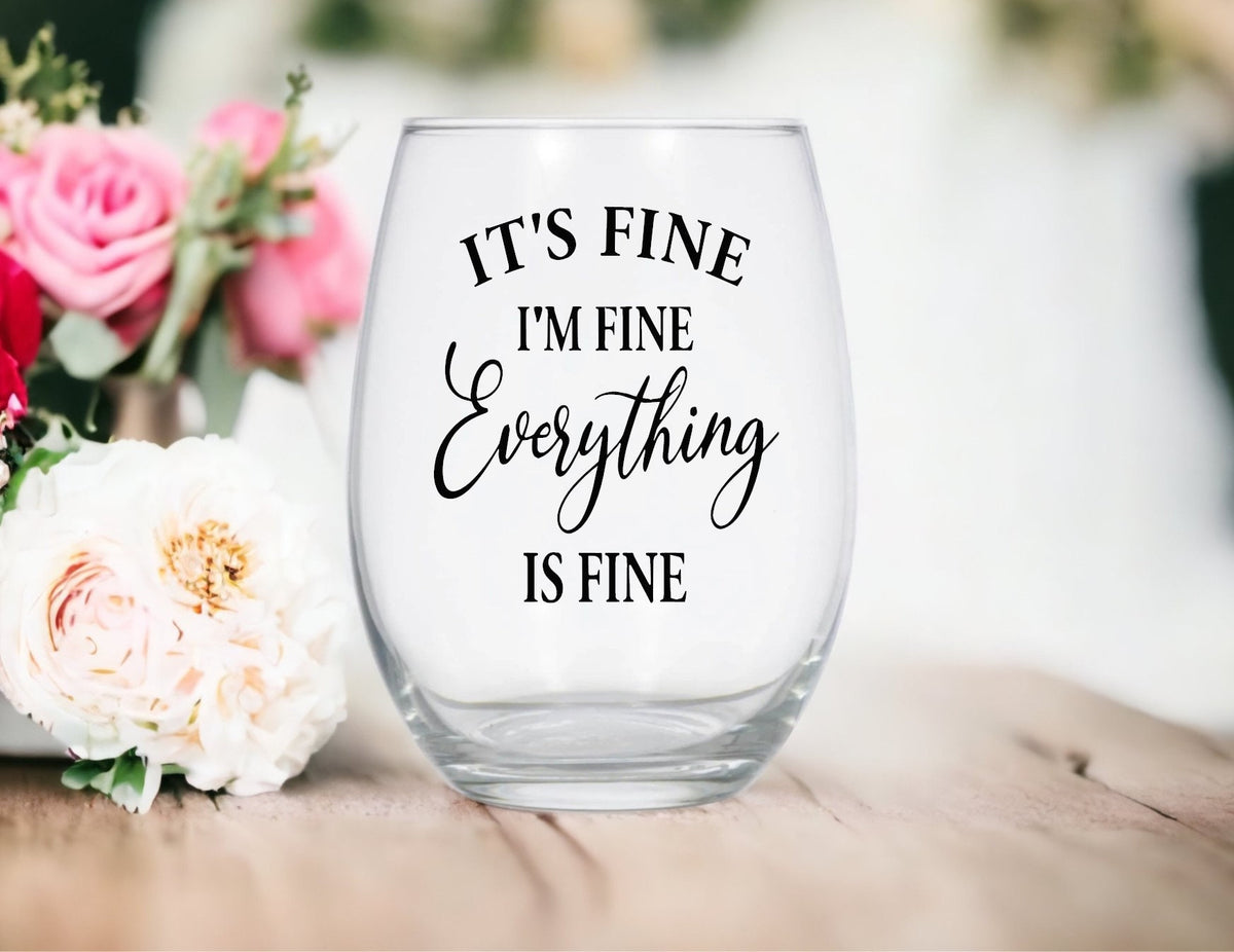 It's Fine Stemless Wine Glass