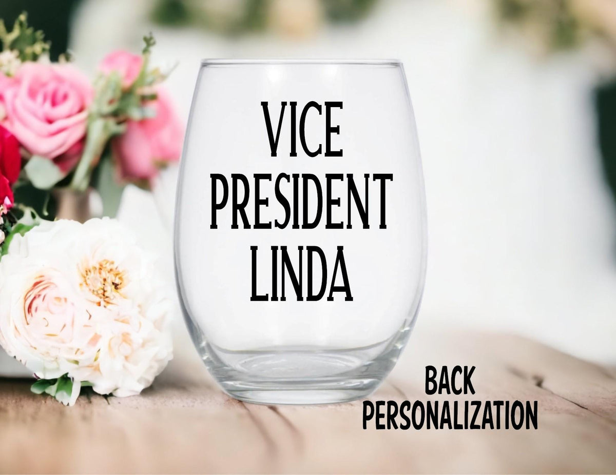 Personalized PTA Wine Glass