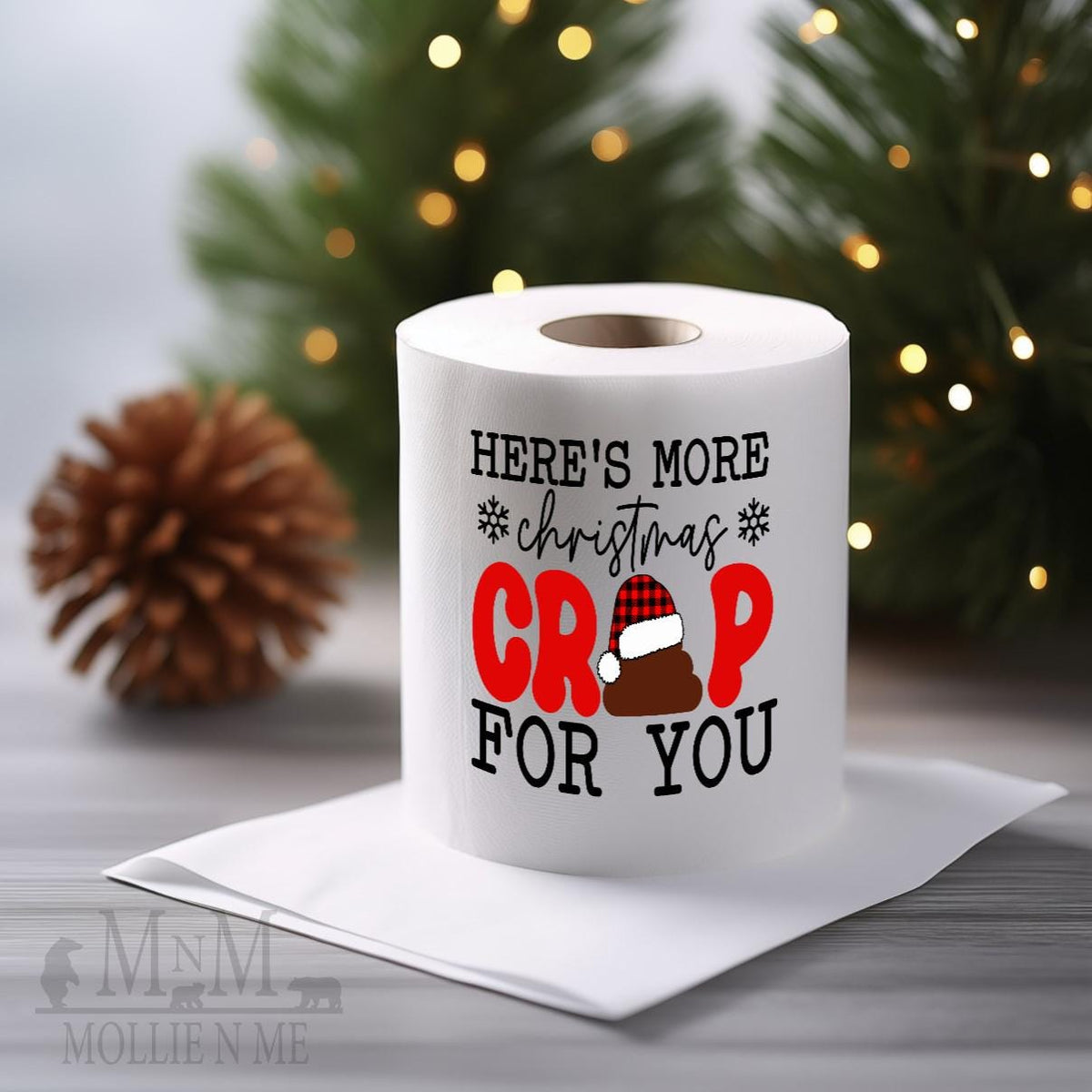 Funny Toilet Paper Gag Gift: White Elephant Exchange, Bathroom Decor