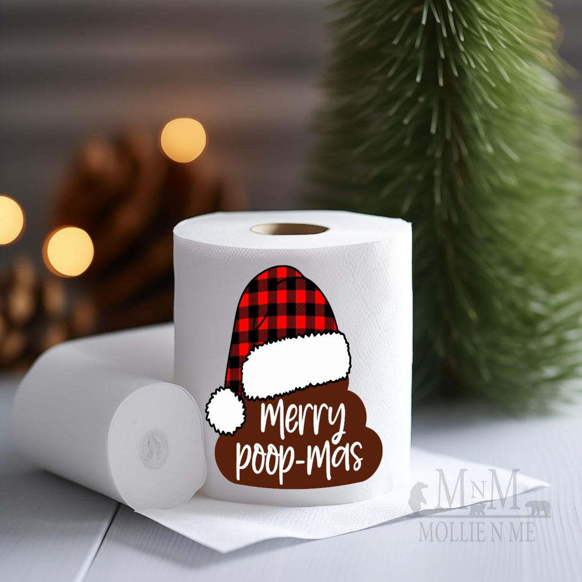 Funny Toilet Paper Gag Gift: White Elephant Exchange, Bathroom Decor