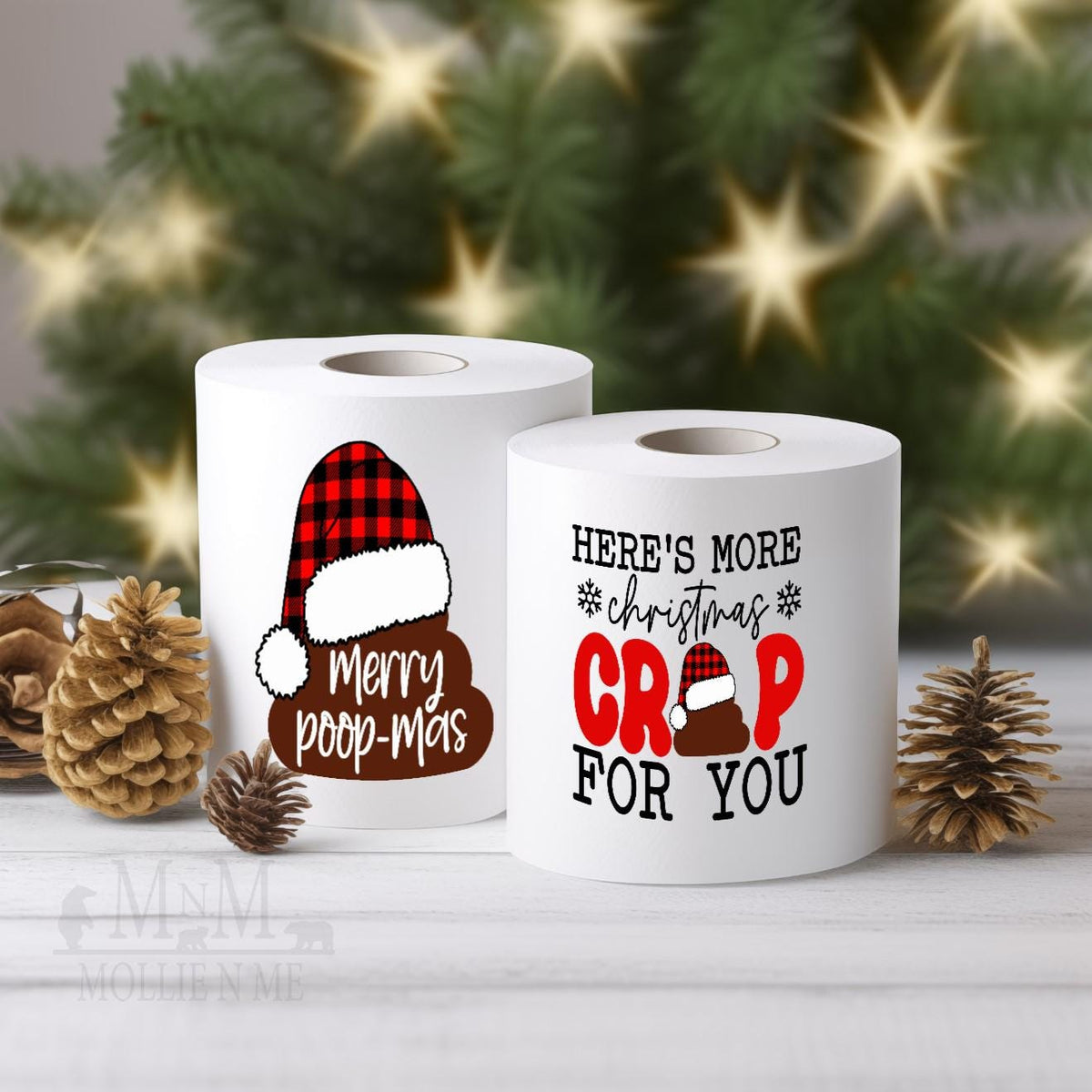 Funny Toilet Paper Gag Gift: White Elephant Exchange, Bathroom Decor