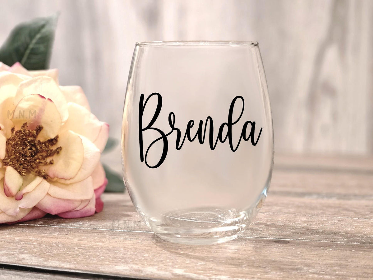 Birthday Squad Wine Glass: Girl's Night Out, BFF Gift