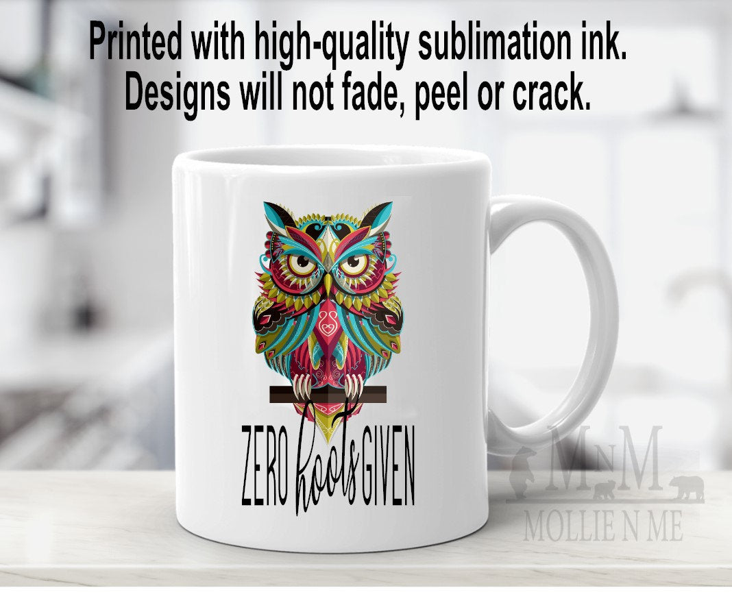 Zero Hoots Given 15oz Ceramic Mug