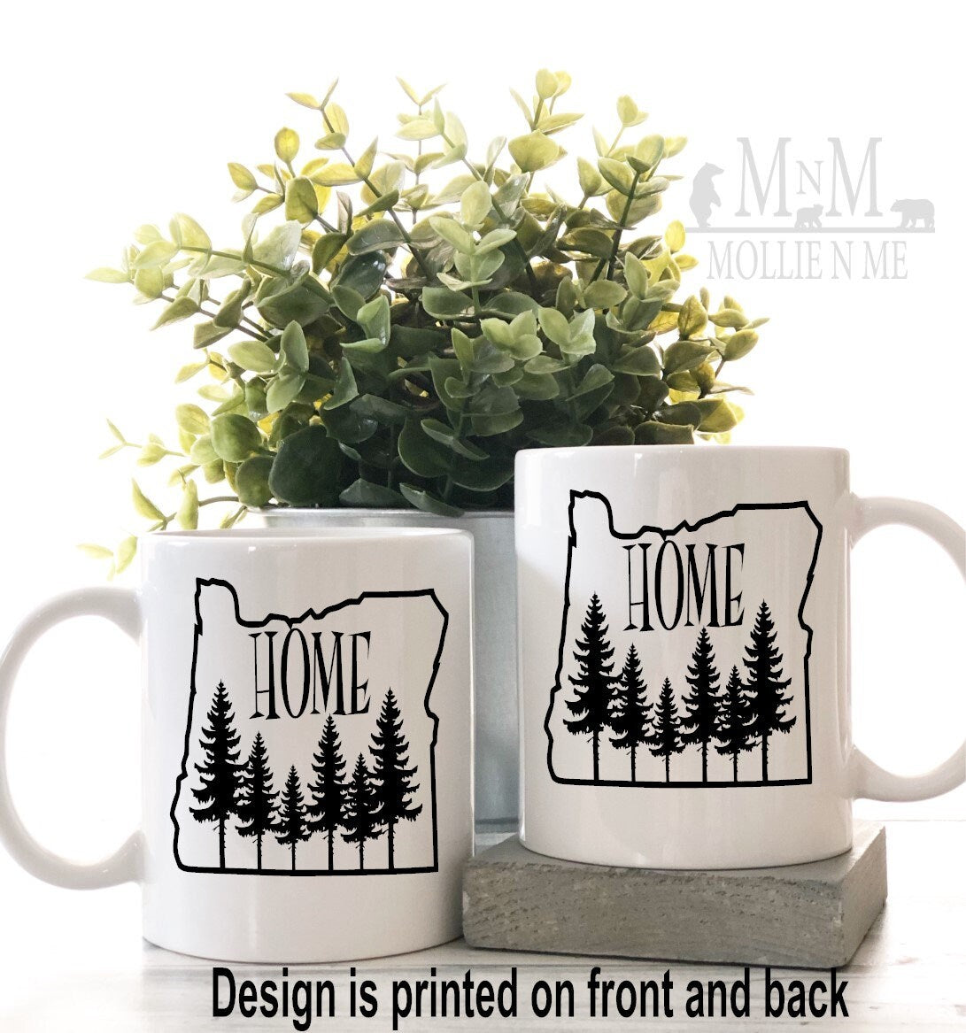 Oregon Home 15oz Ceramic Mug