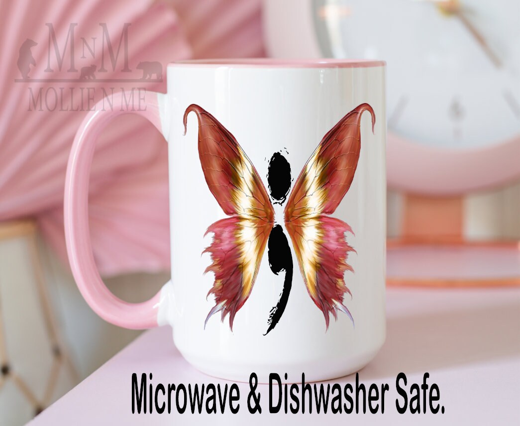 Semicolon Suicide Awareness 15oz Mug