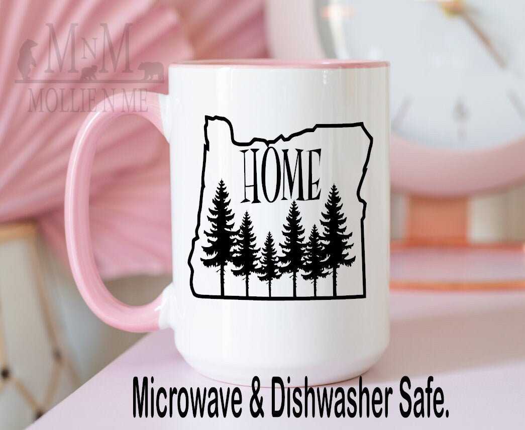 Oregon Home 15oz Ceramic Mug
